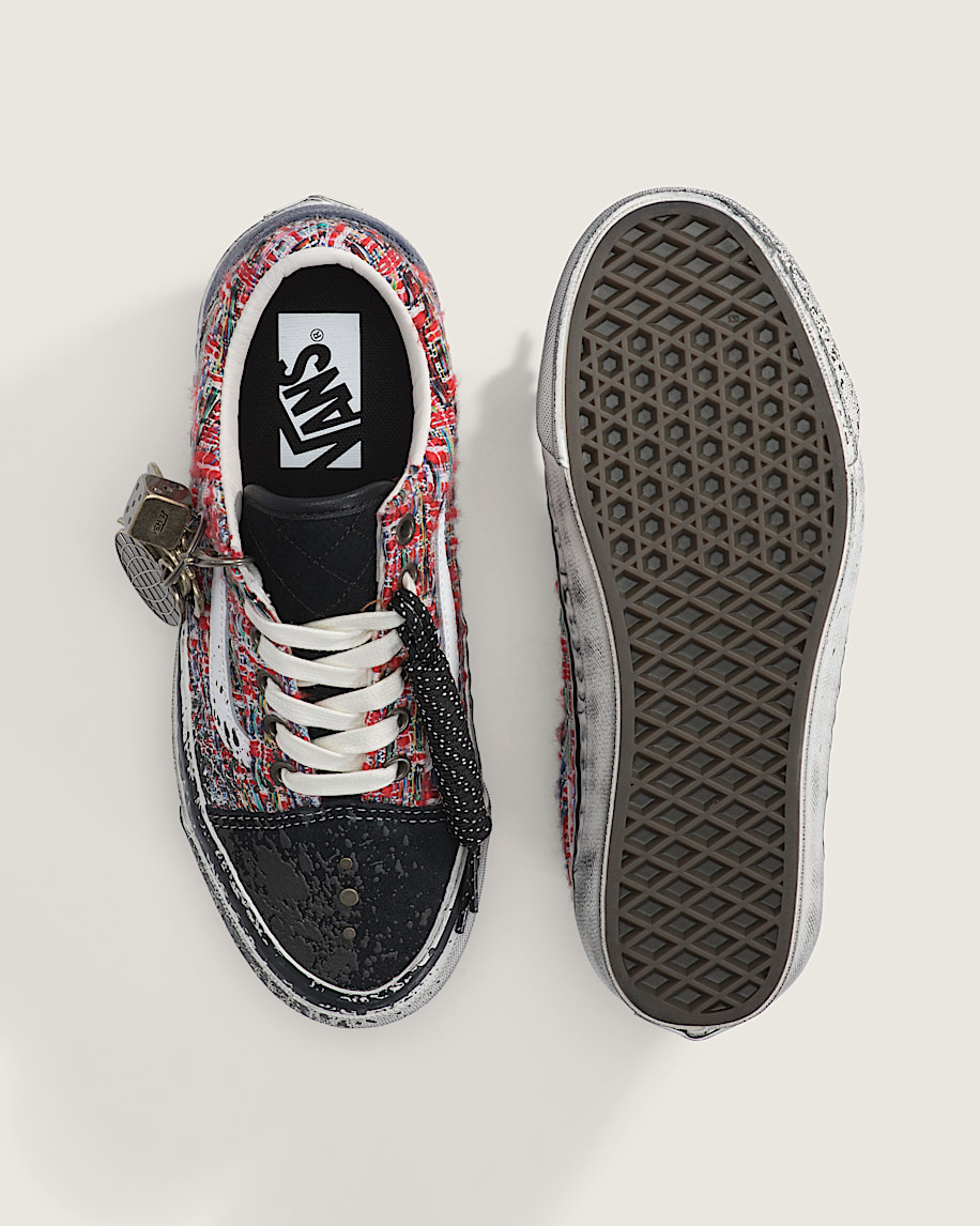 Premium Old Skool Shoe VANS Red  Black ALT2