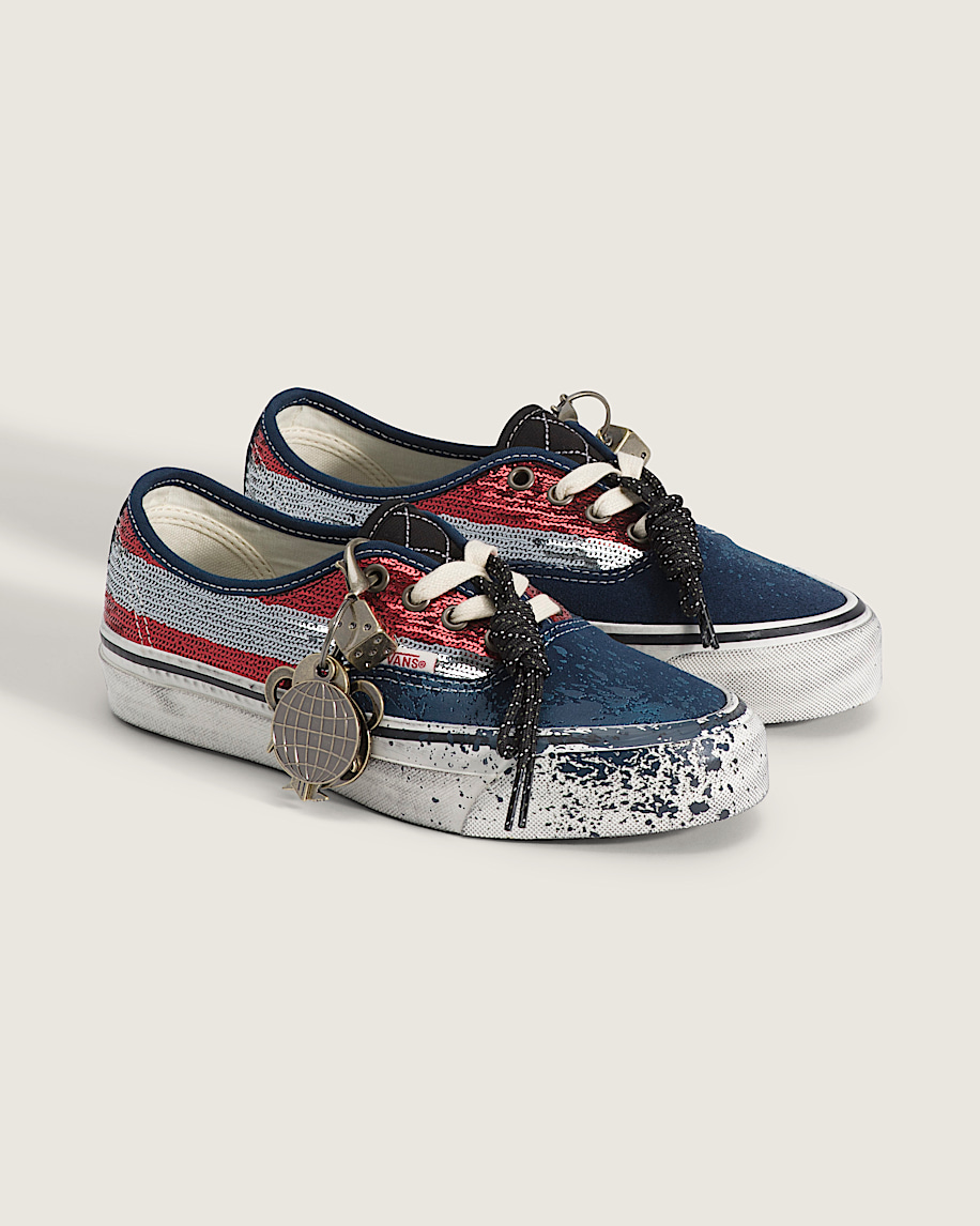 Premium Authentic Shoe VANS Red  Navy ALT1