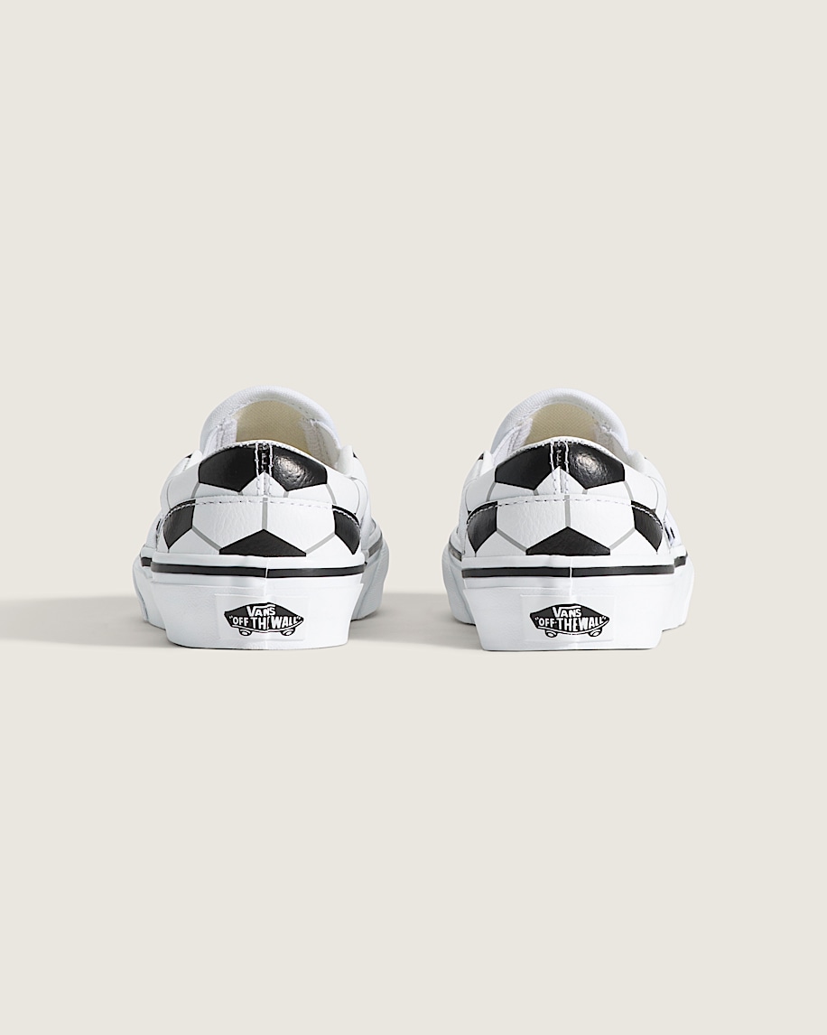 Little Kids Classic SlipOn Shoe VANS Soccer Black  White ALT3