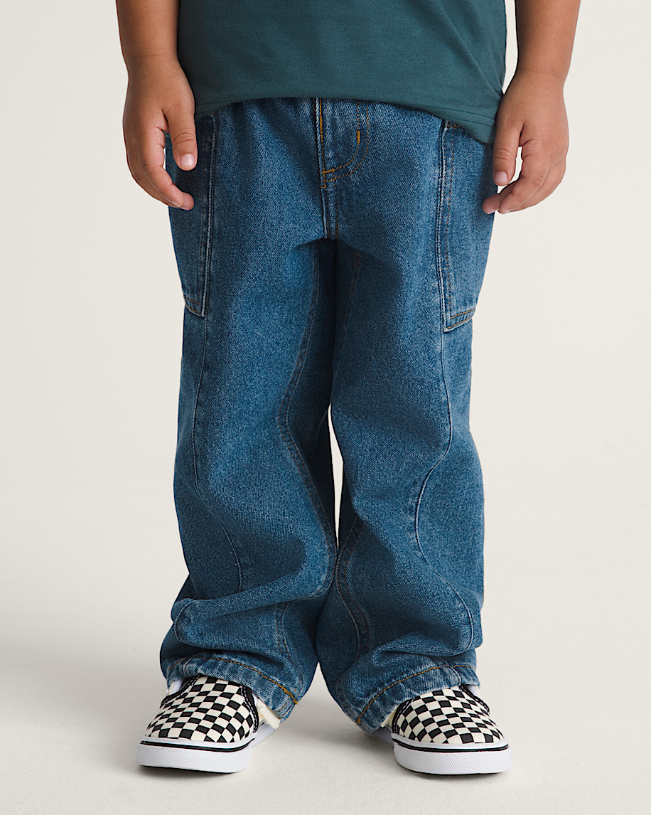 Little Kids Naithin 2.0 Elastic Waist Denim Pants - 3
