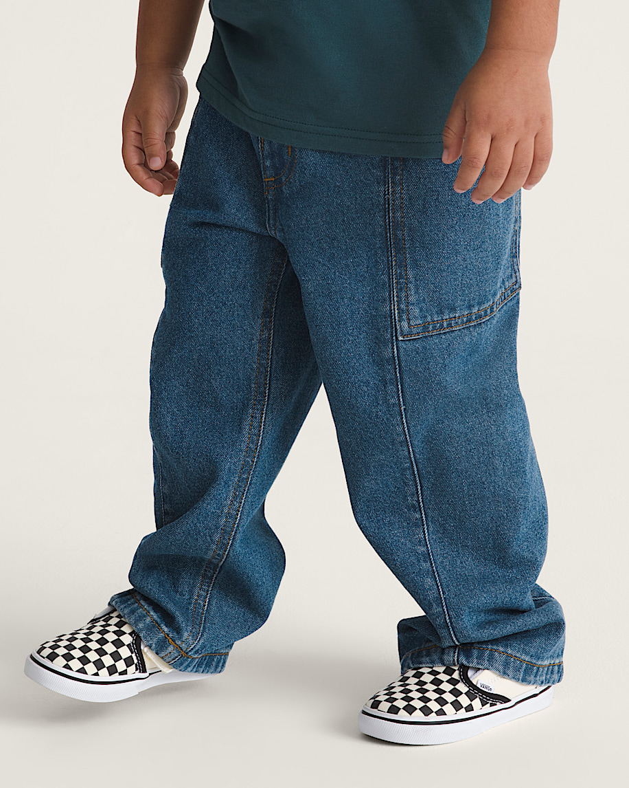 Little Kids Naithin 2.0 Elastic Waist Denim Pants - 6