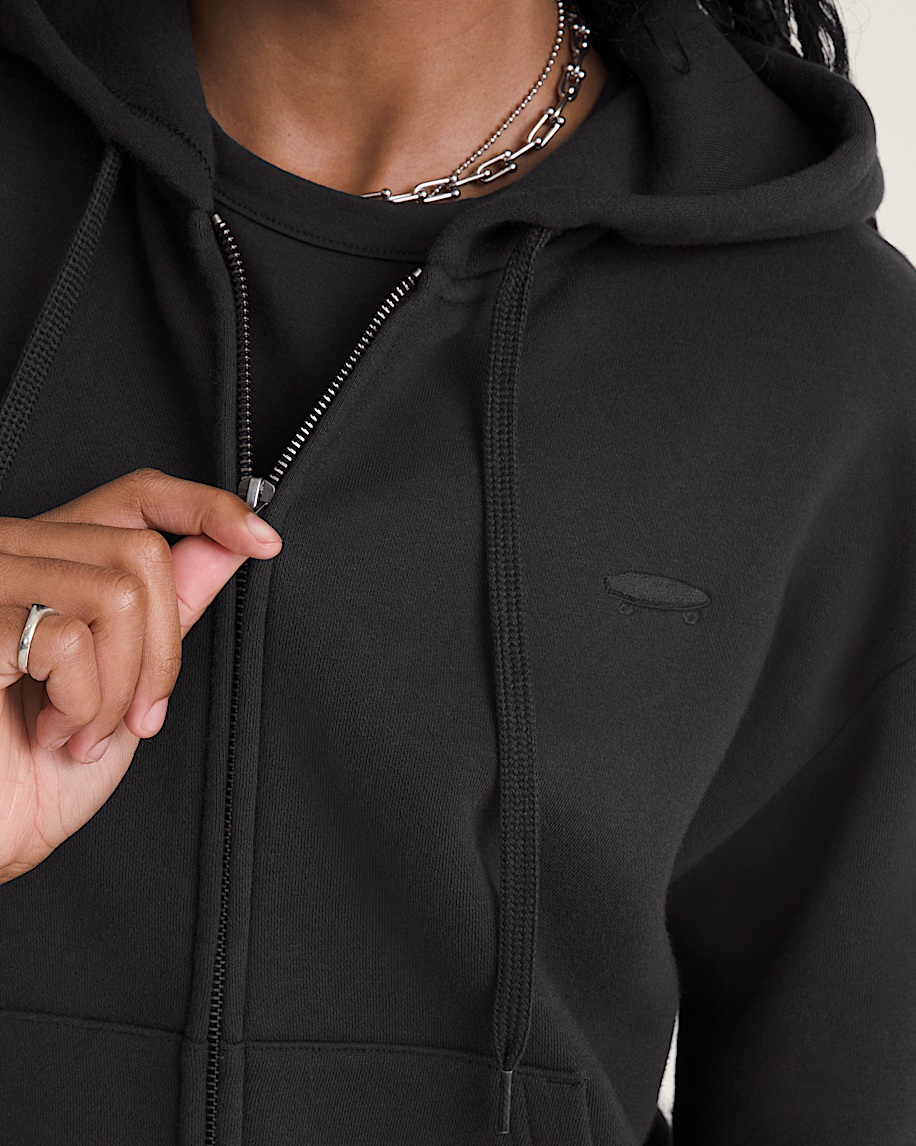 Salton Full Zip Hoodie VANS Black ALT4