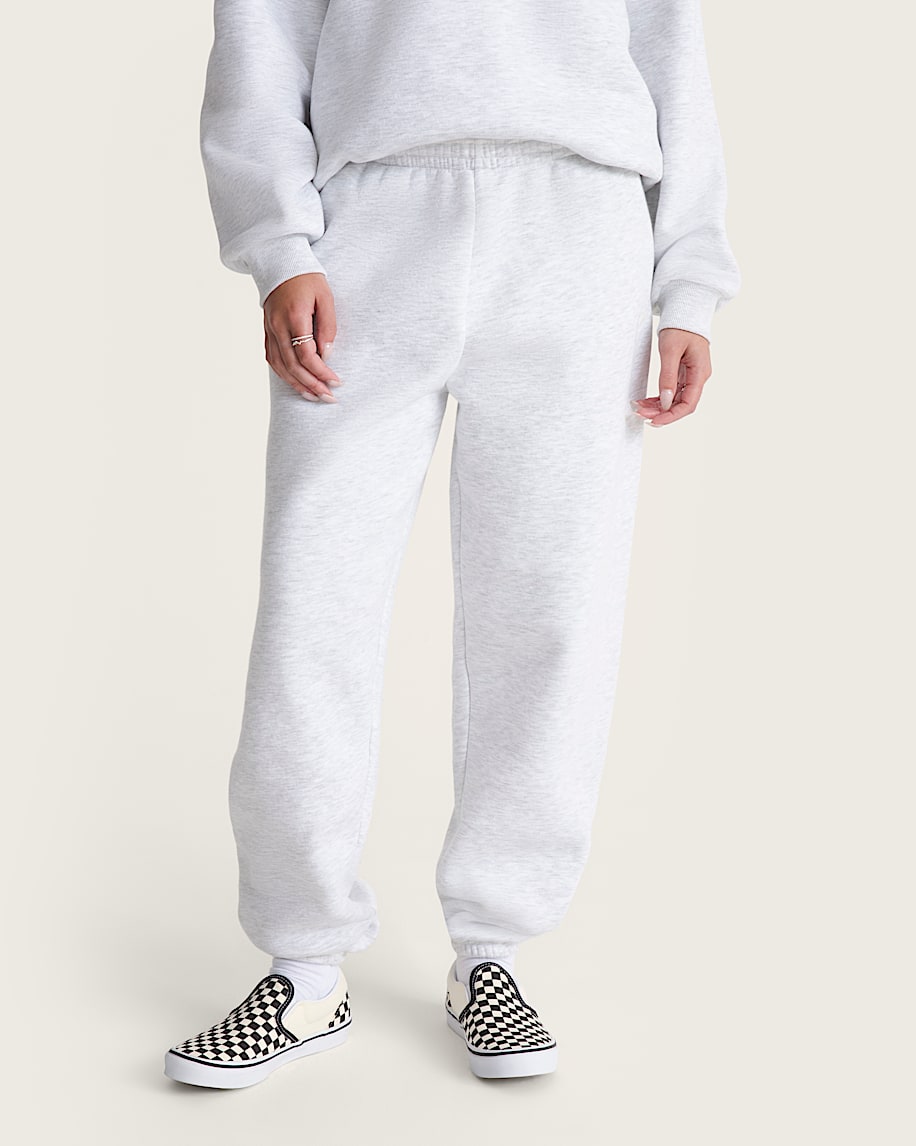 Salton Fleece Jogger Pants VANS White Heather ALT1