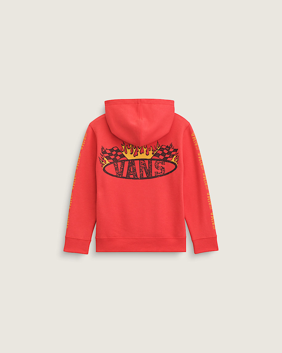 Little Kids Racing Flames Pullover Hoodie - 1