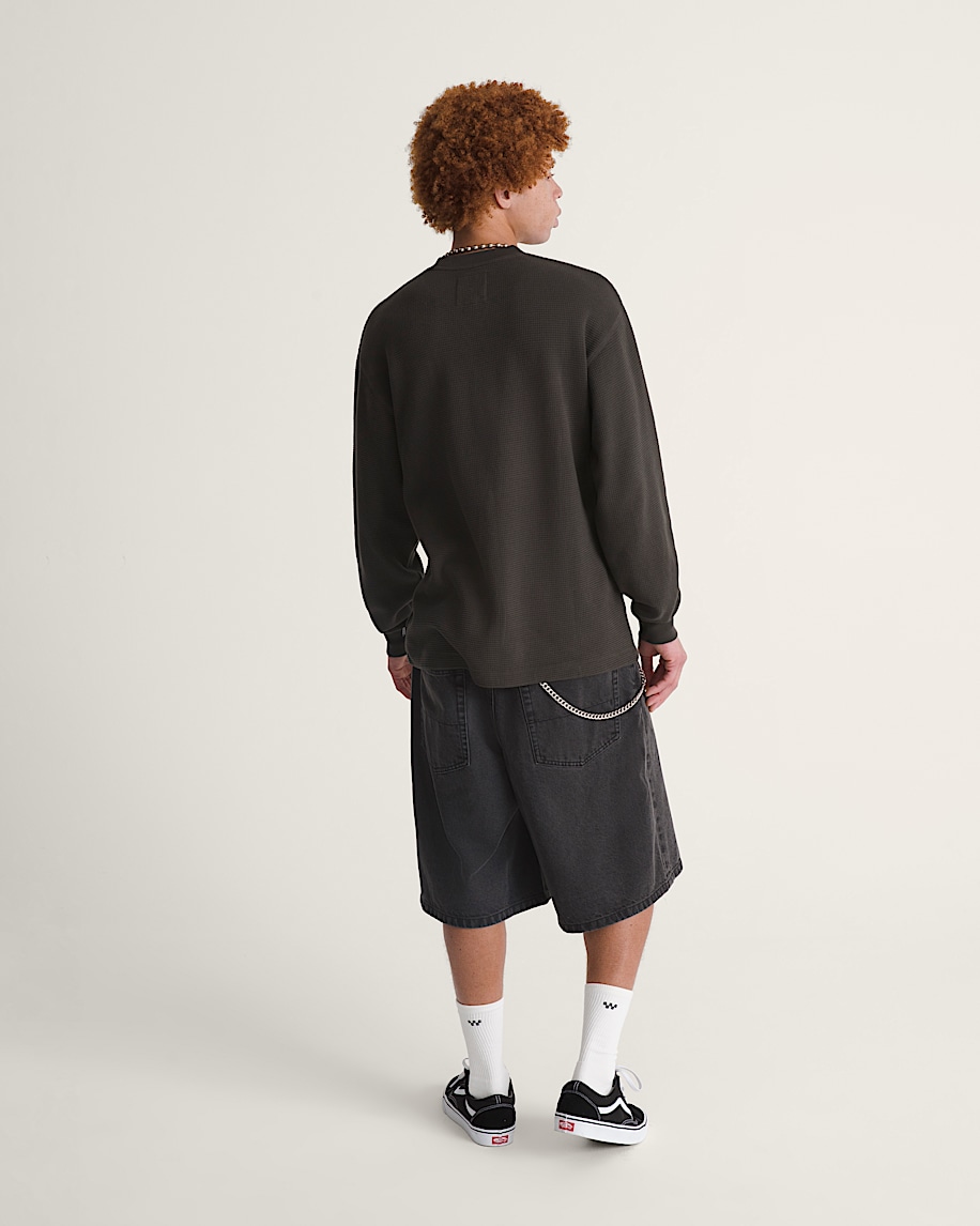 Check5 Baggy Denim Shorts VANS Washed Black ALT4