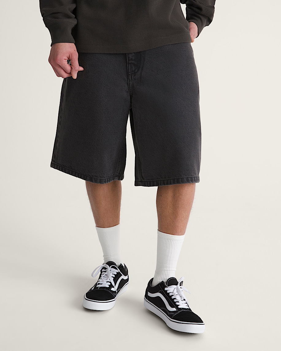 Check5 Baggy Denim Shorts VANS Washed Black ALT2