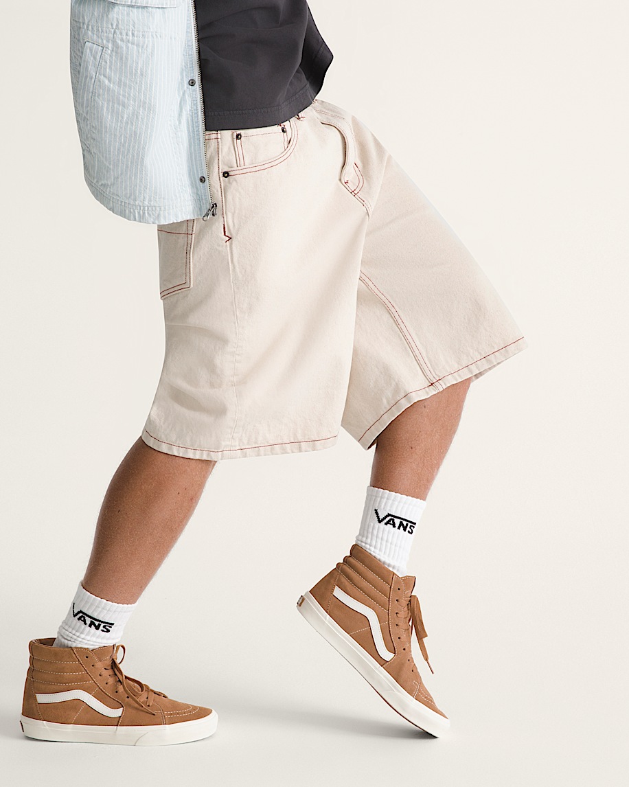 Check5 Baggy Denim Shorts VANS Natural Seed Beige ALT5