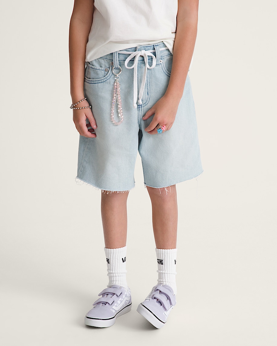 Kids Sirelle CutOff Jorts VANS Light Stonewash Blue ALT2