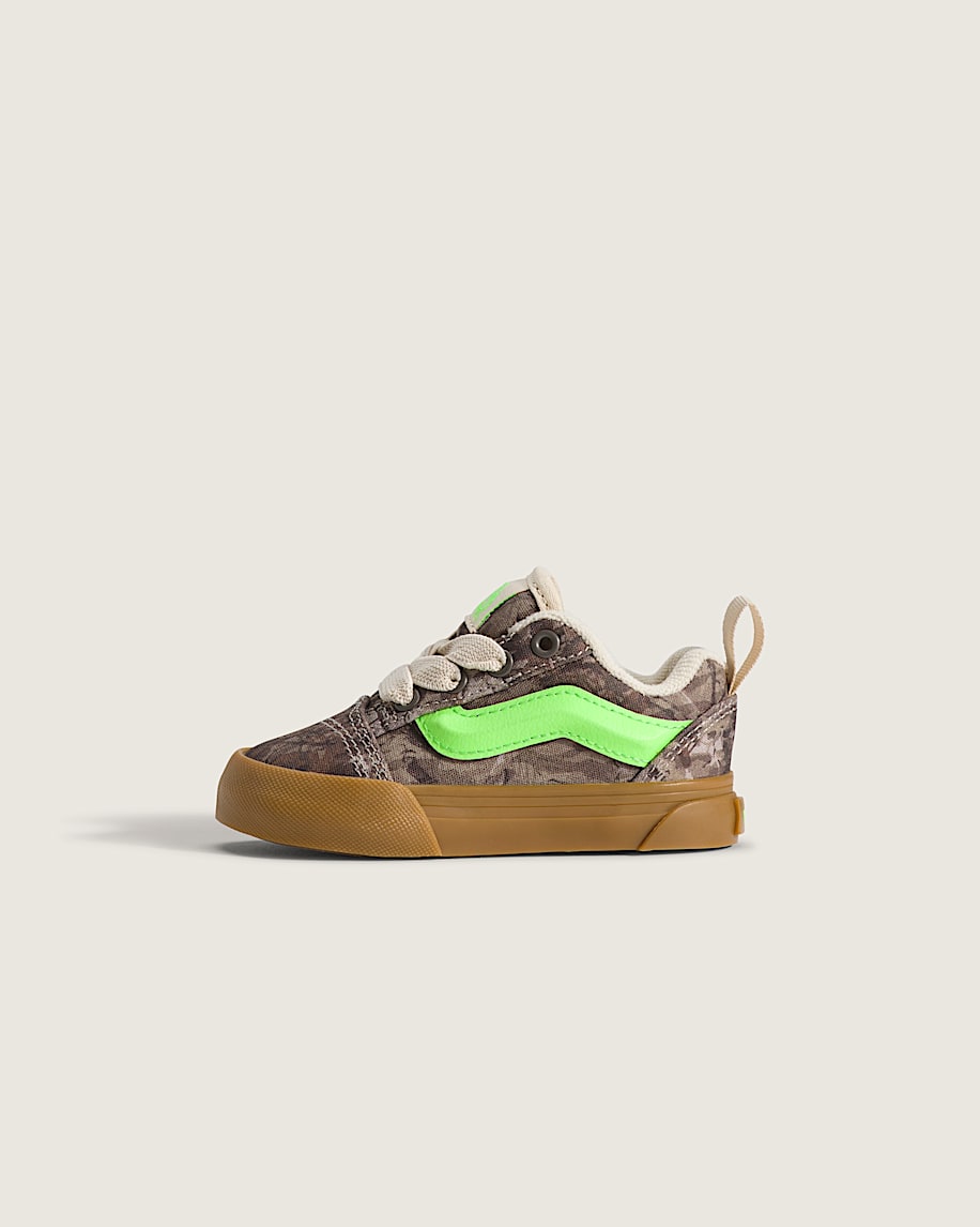 Toddler Knu Skool Shoe VANS Camo Gecko Green HERO