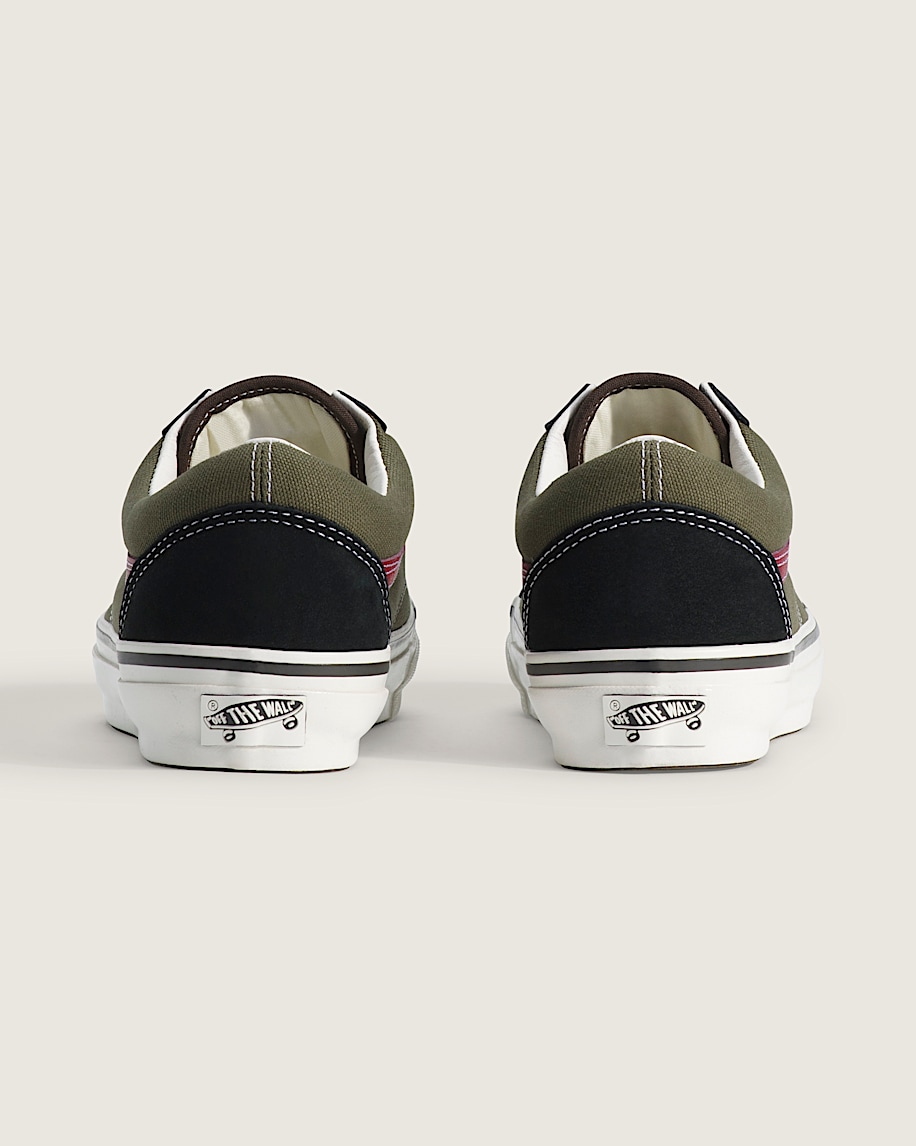 Premium Old Skool Shoe VANS Black  Olive Green ALT3