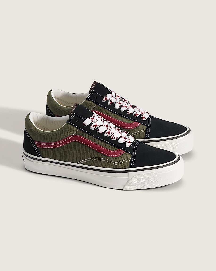 Premium Old Skool Shoe VANS Black  Olive Green ALT1