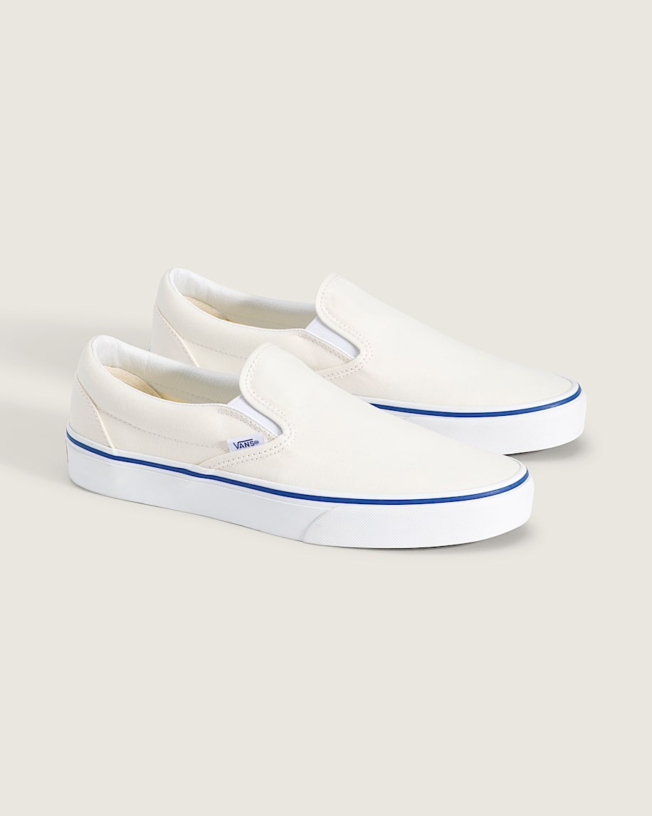 Classic SlipOn Shoe VANS Marshmallow White  Blue ALT1