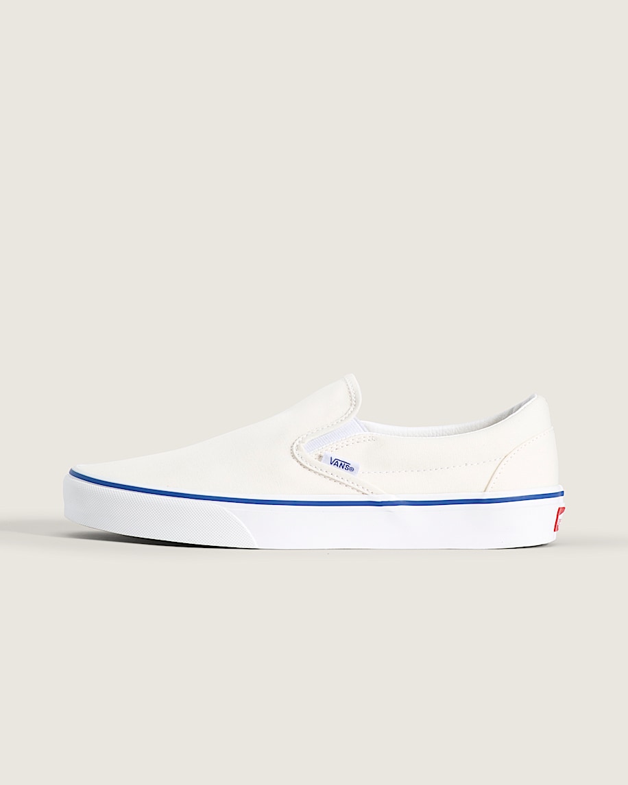 Classic SlipOn Shoe VANS Marshmallow White  Blue HERO