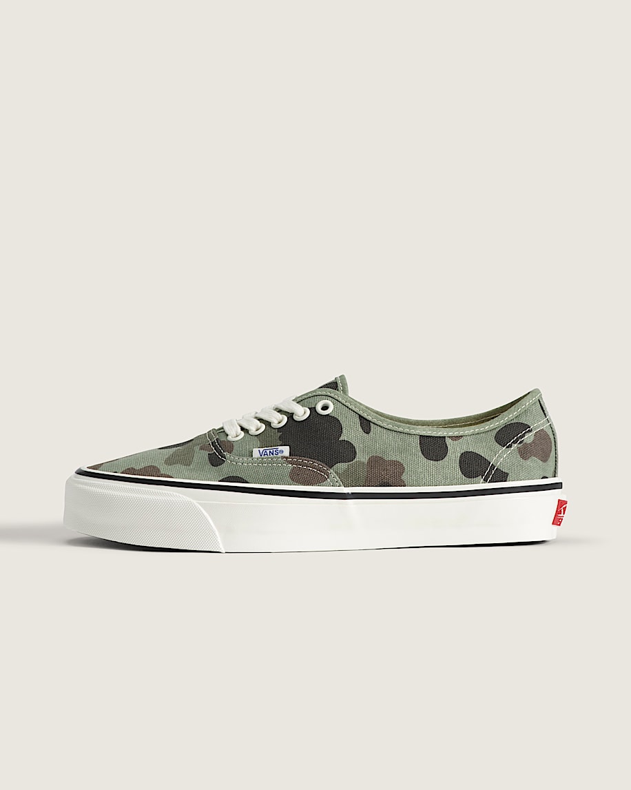 Premium Authentic Shoe VANS Duck Camo Green HERO
