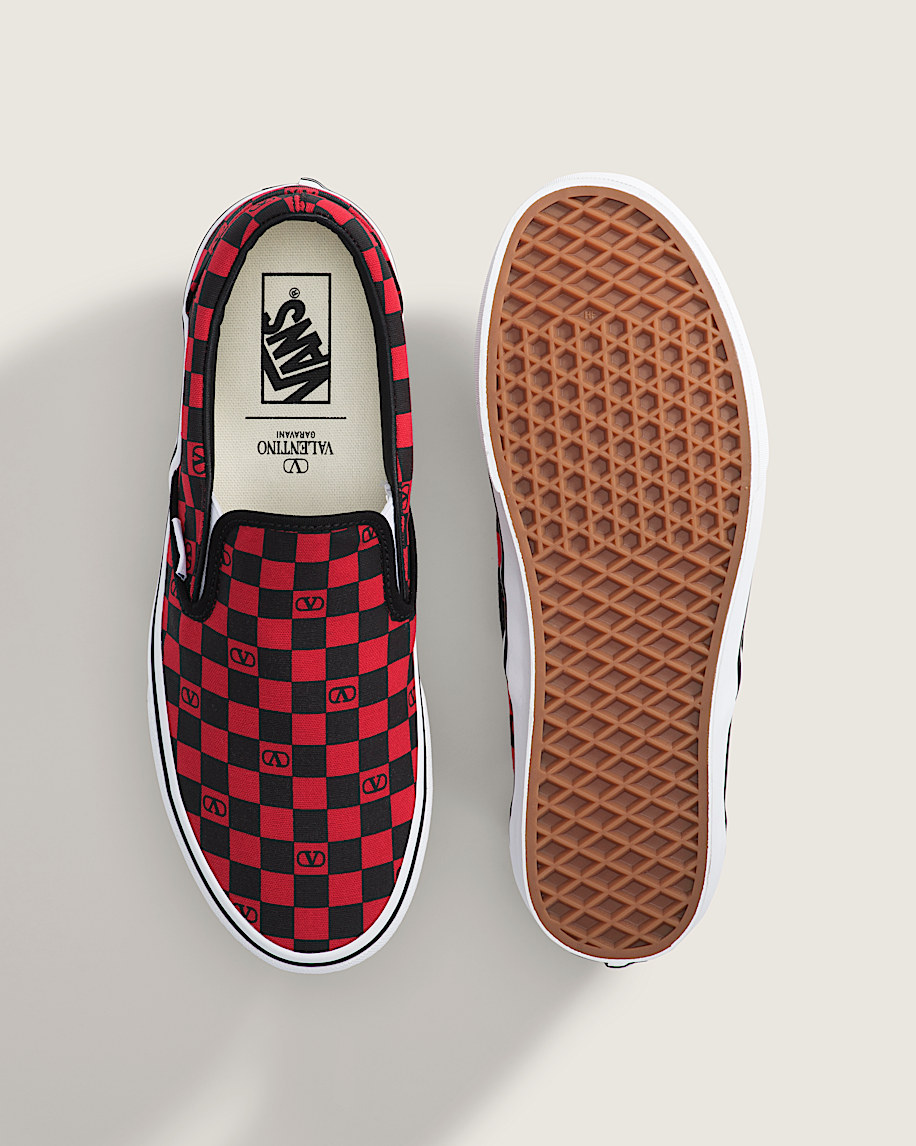 Valentino Garavani and Vans Classic Slip-On Checkerboard - 3