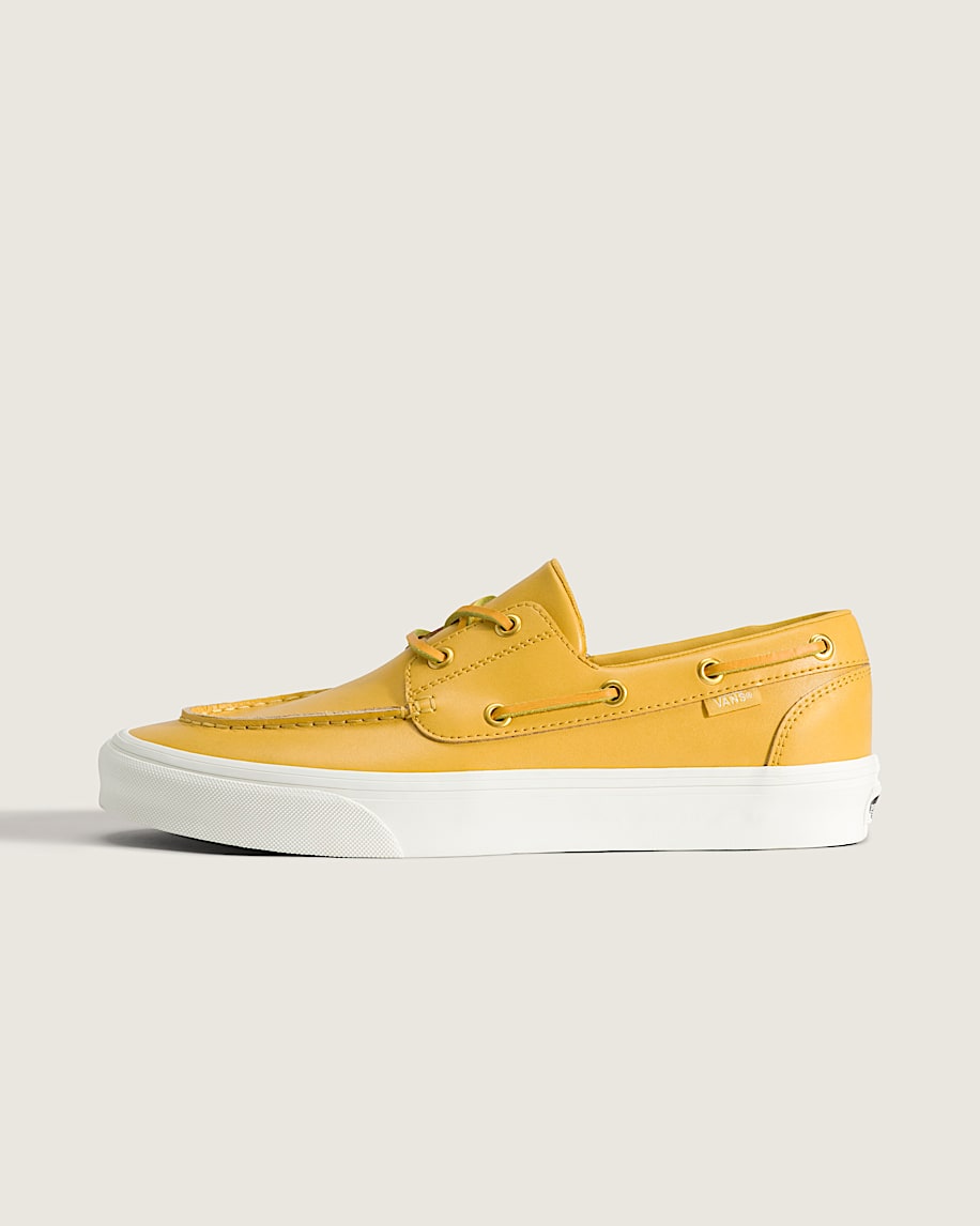 2Eyelet Boat Shoe VANS Spicy Mustard Yellow HERO