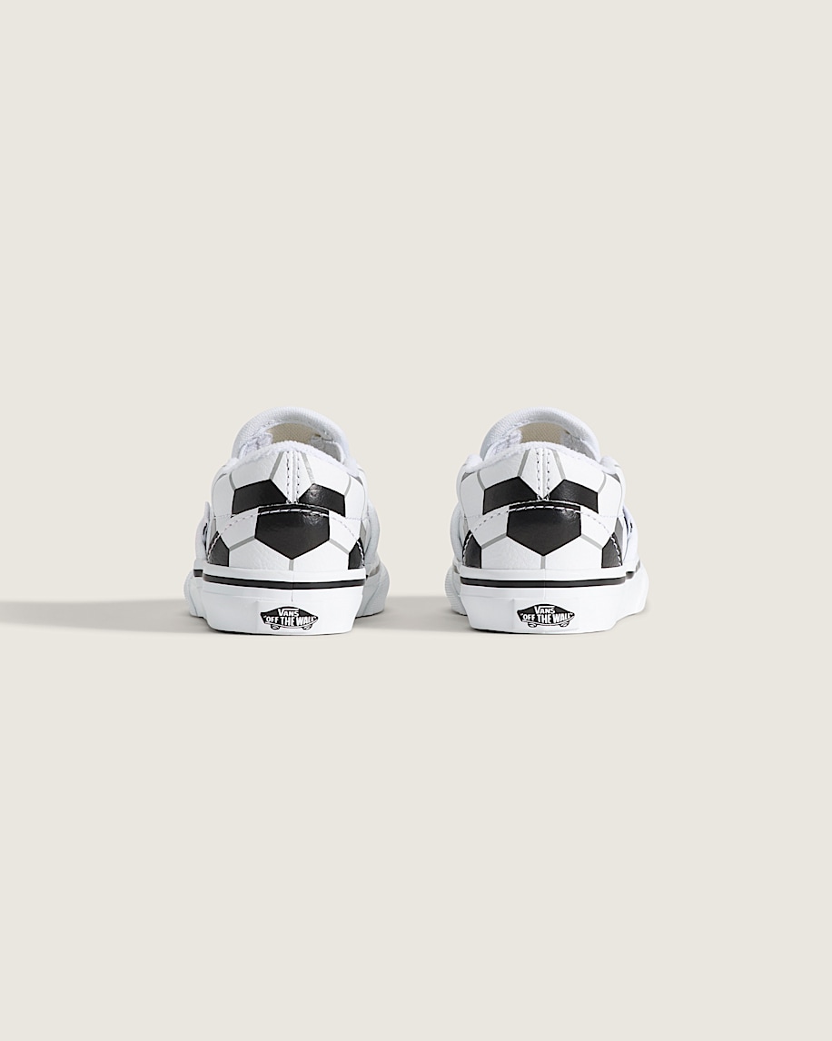Toddler Classic SlipOn V Shoe VANS Soccer Black  White ALT3