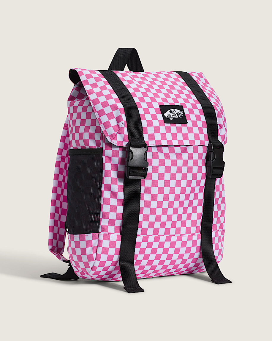 Vans Utility Checkerboard Backpack VANS Fizz Pink ALT3