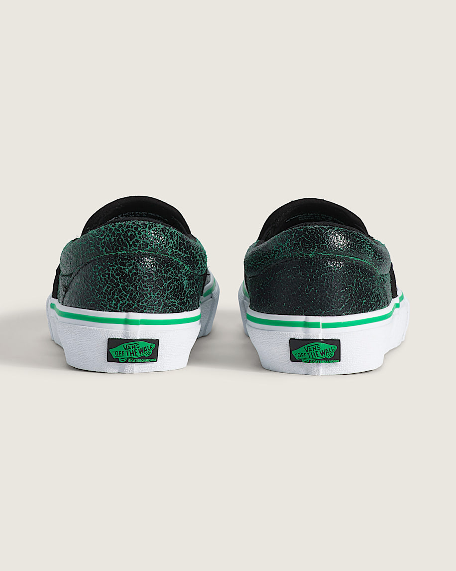 Skate SlipOn Shoe VANS Black  Green ALT3