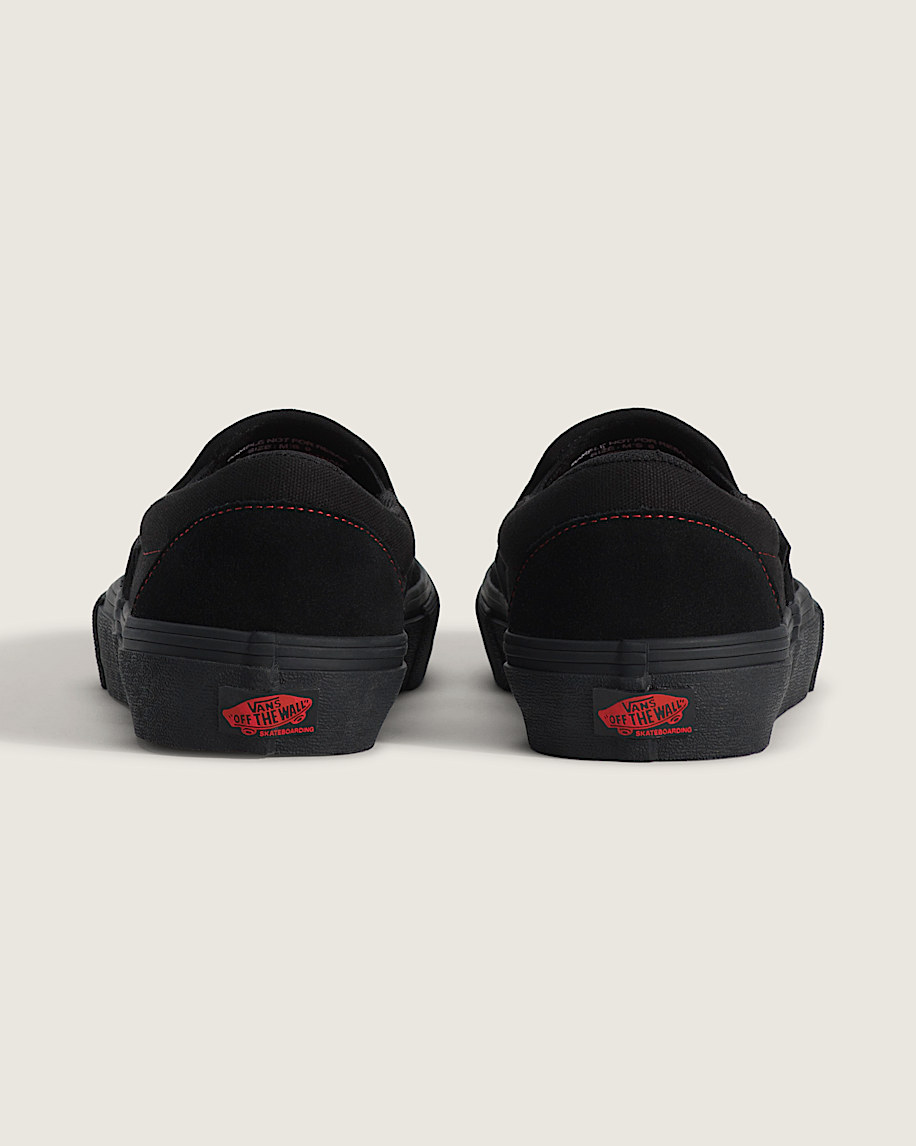 Skate SlipOn Shoe VANS Black  Black  Red ALT3