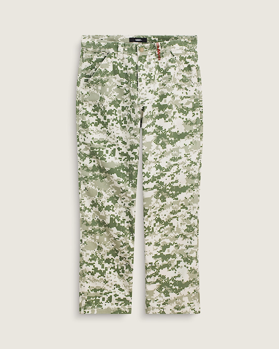 Premium Chore Canvas Pants VANS Digi Camo Green HERO