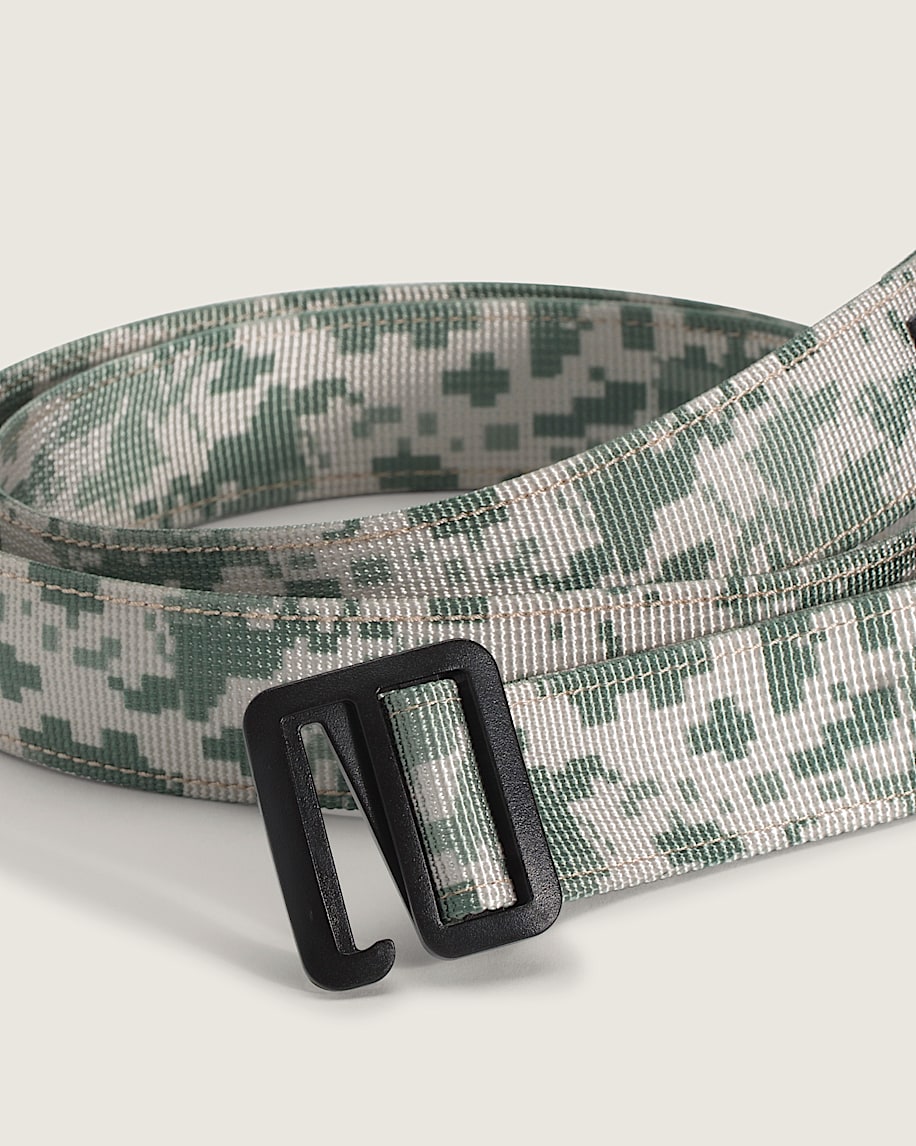 Oakden Web Belt VANS Neutral Olive Green  Marshmallow White ALT1