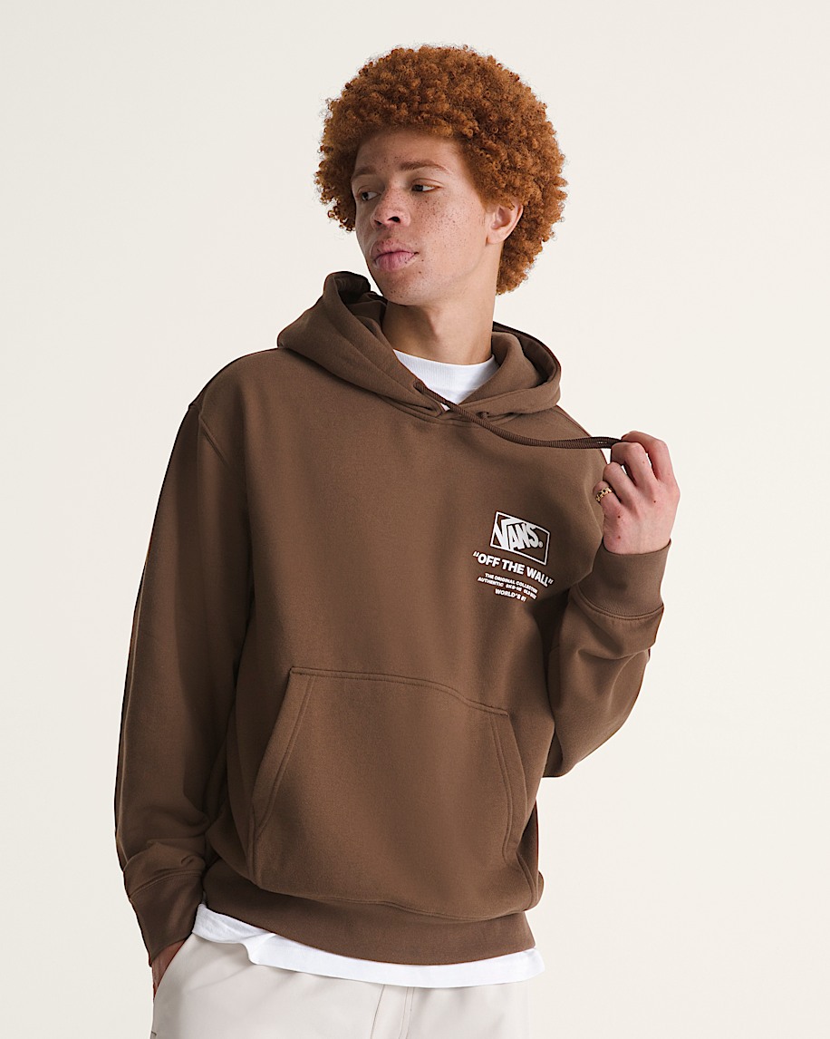 Stacked Hi Pullover Hoodie VANS Vintage Cocoa Brown ALT2