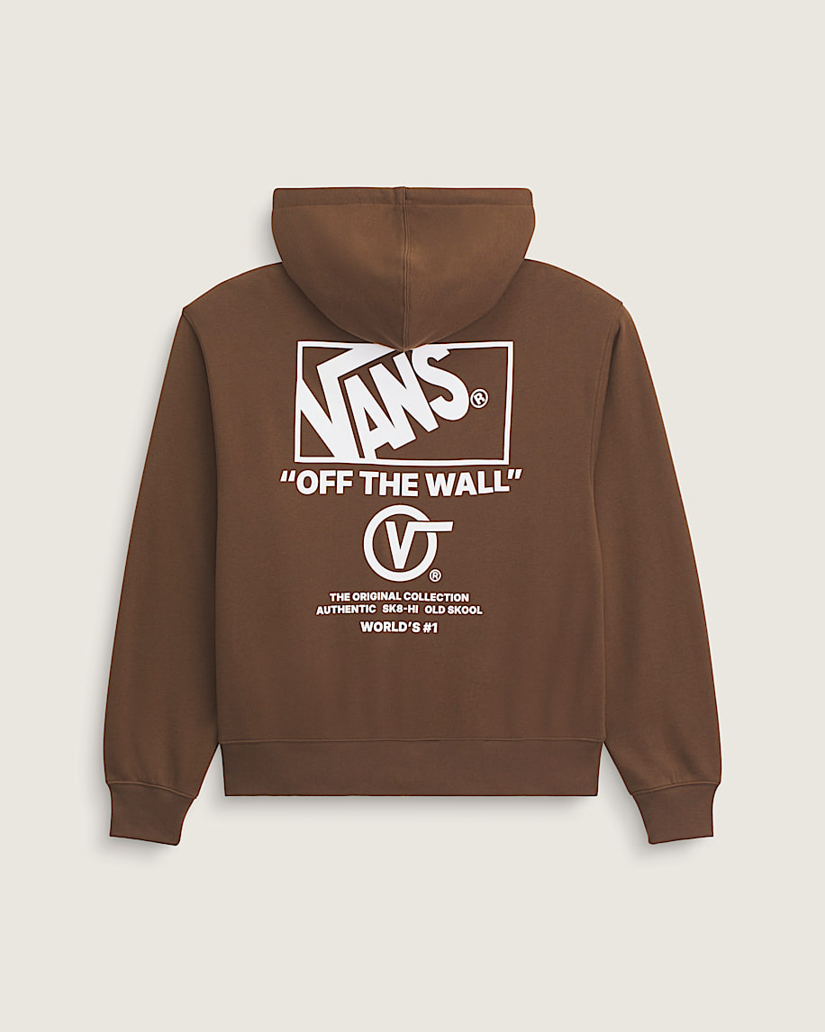 Stacked Hi Pullover Hoodie VANS Vintage Cocoa Brown HERO