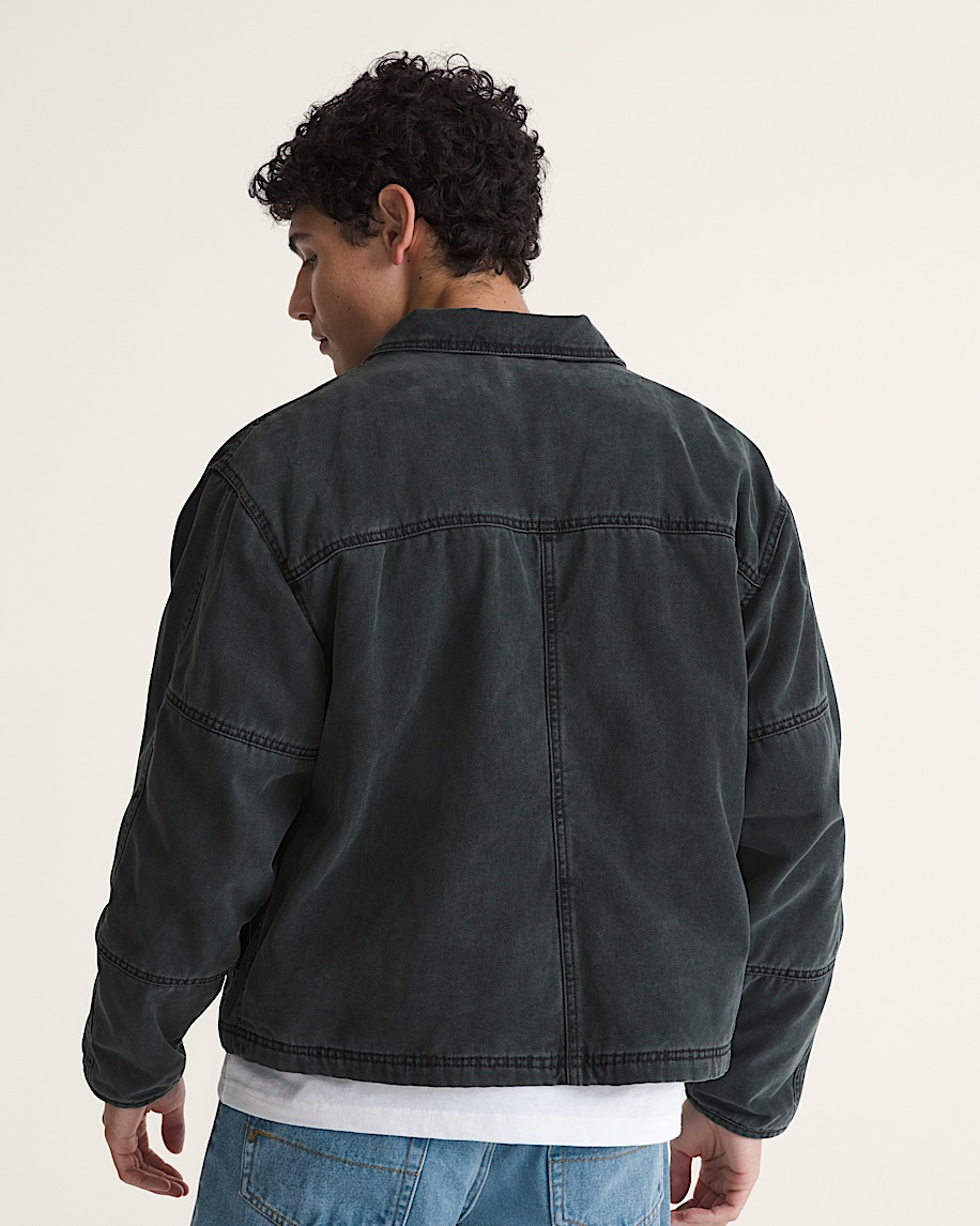 Umber Pigment Canvas Jacket VANS Black ALT3