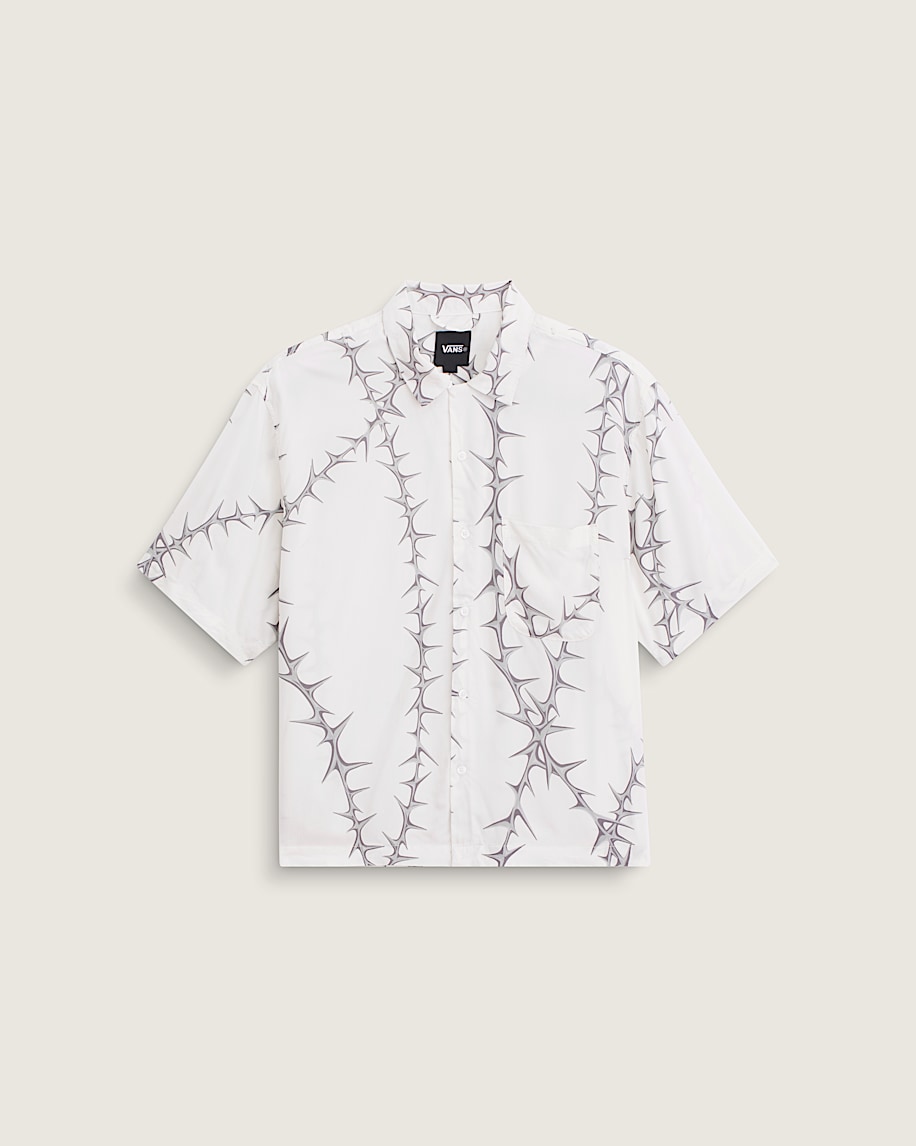 Van Doren Printed Camp Button Up Shirt - 1