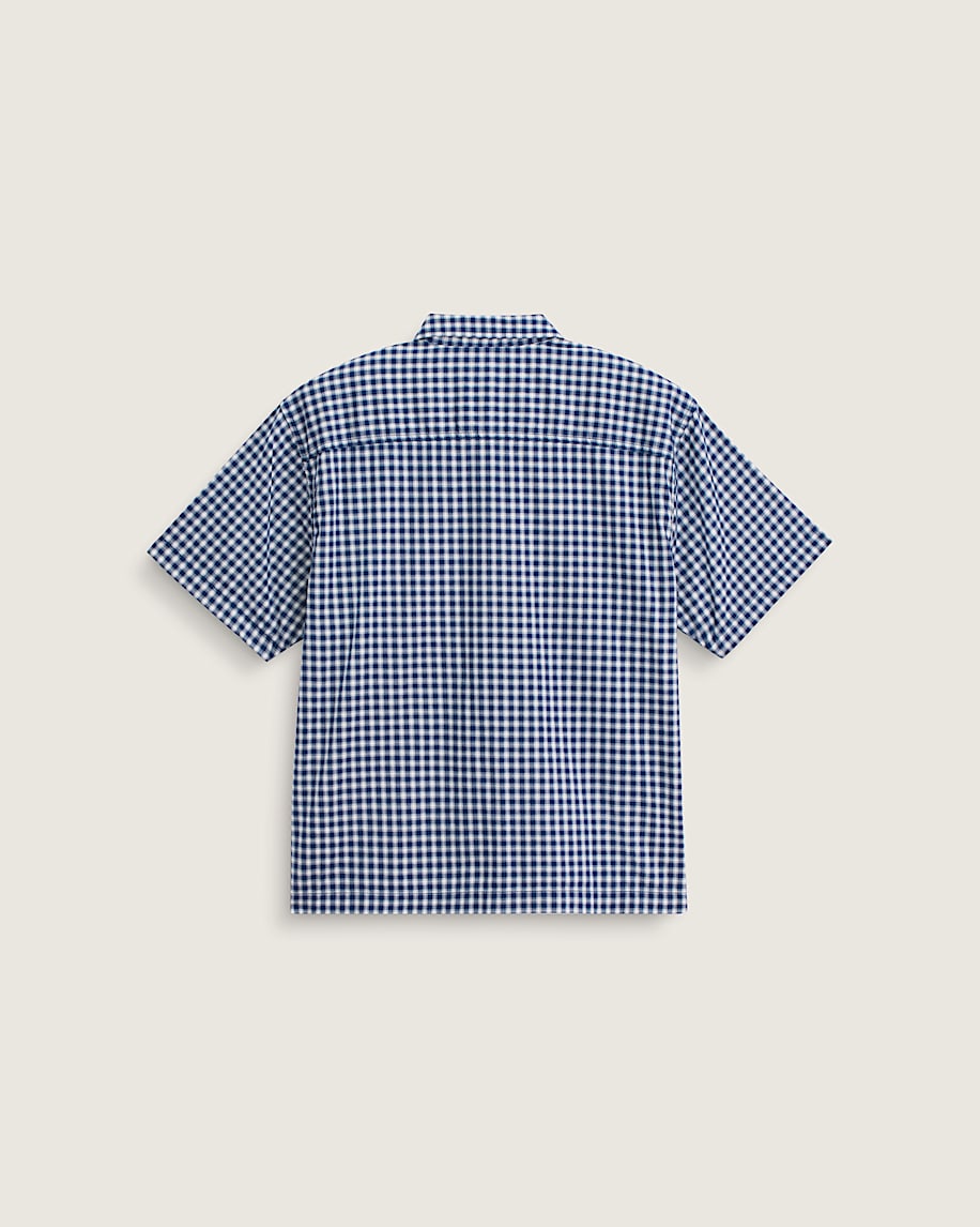 Larkspur Mini Plaid Shirt VANS Deep Indigo Blue ALT1