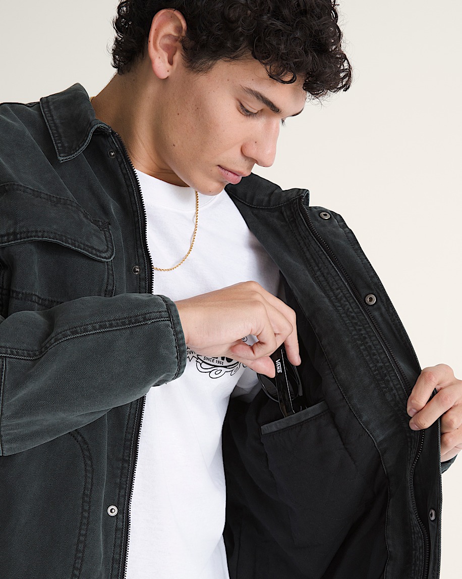 Umber Pigment Canvas Jacket - 6