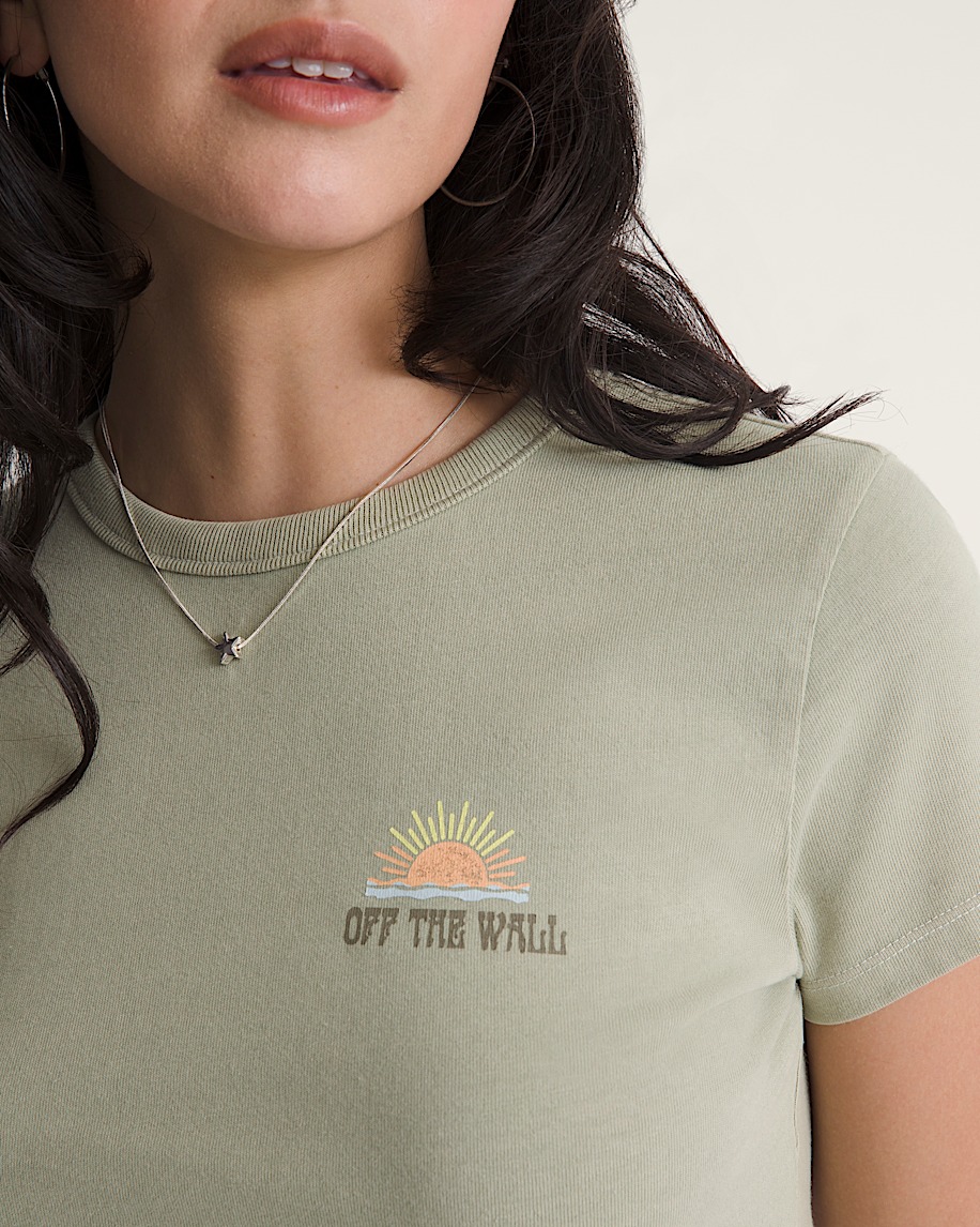 Pipe Dream TShirt VANS Soft Sage Green ALT4