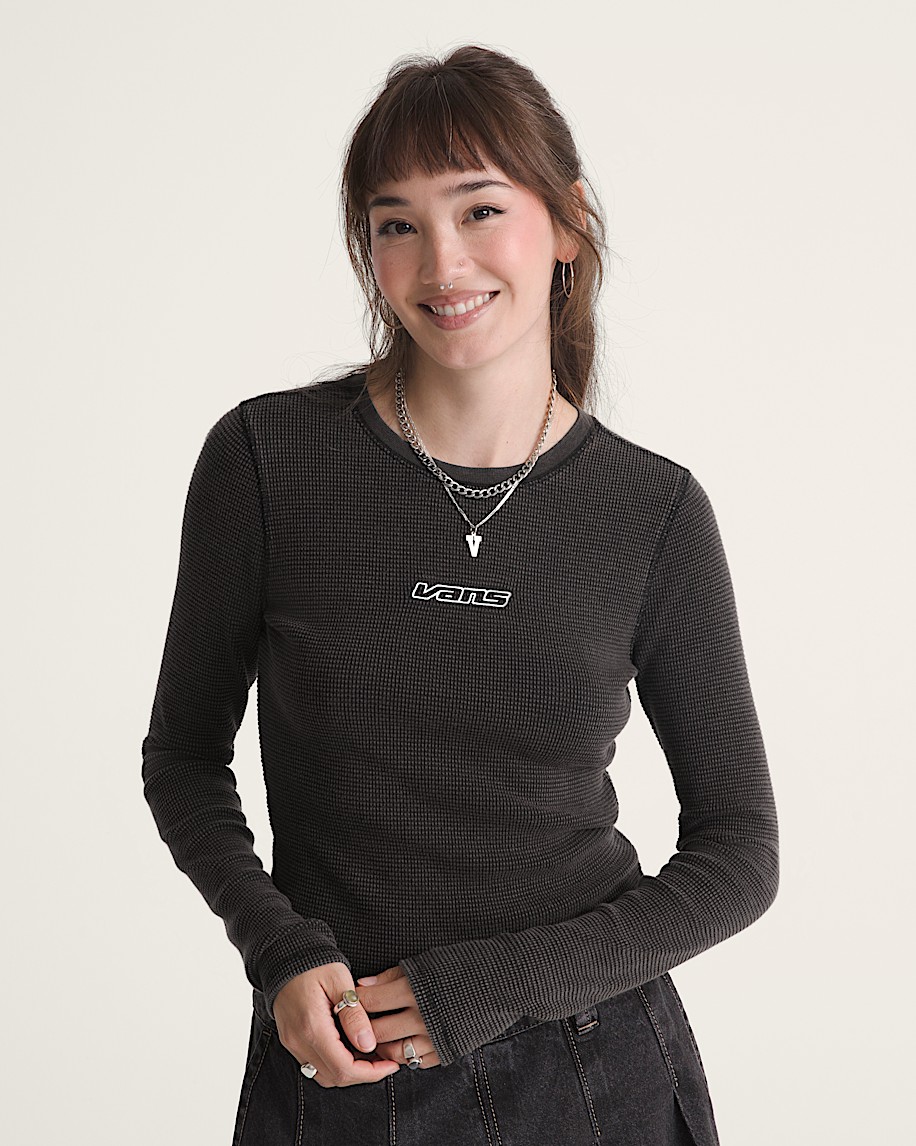 Teri Waffle Long Sleeve Shirt - 3