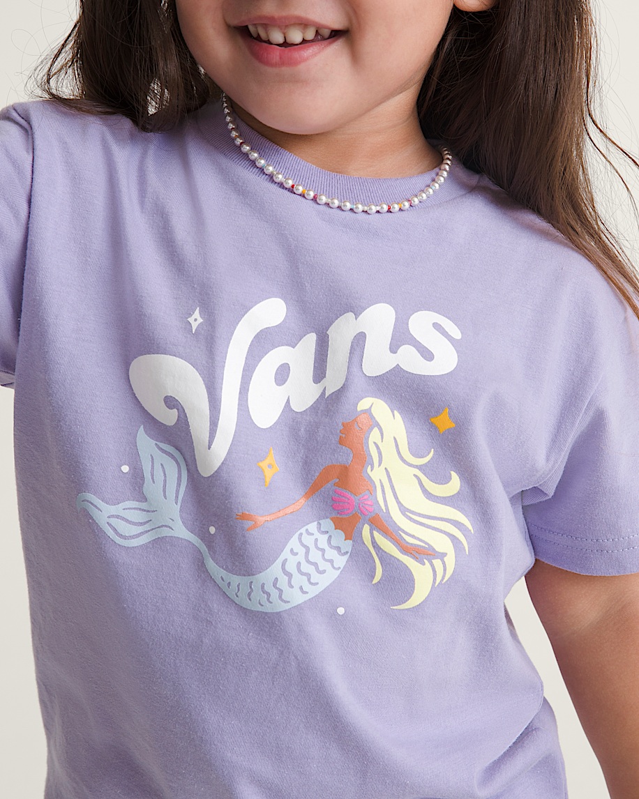 Little Kids Mermaid TShirt VANS Soft Orchid Purple ALT4