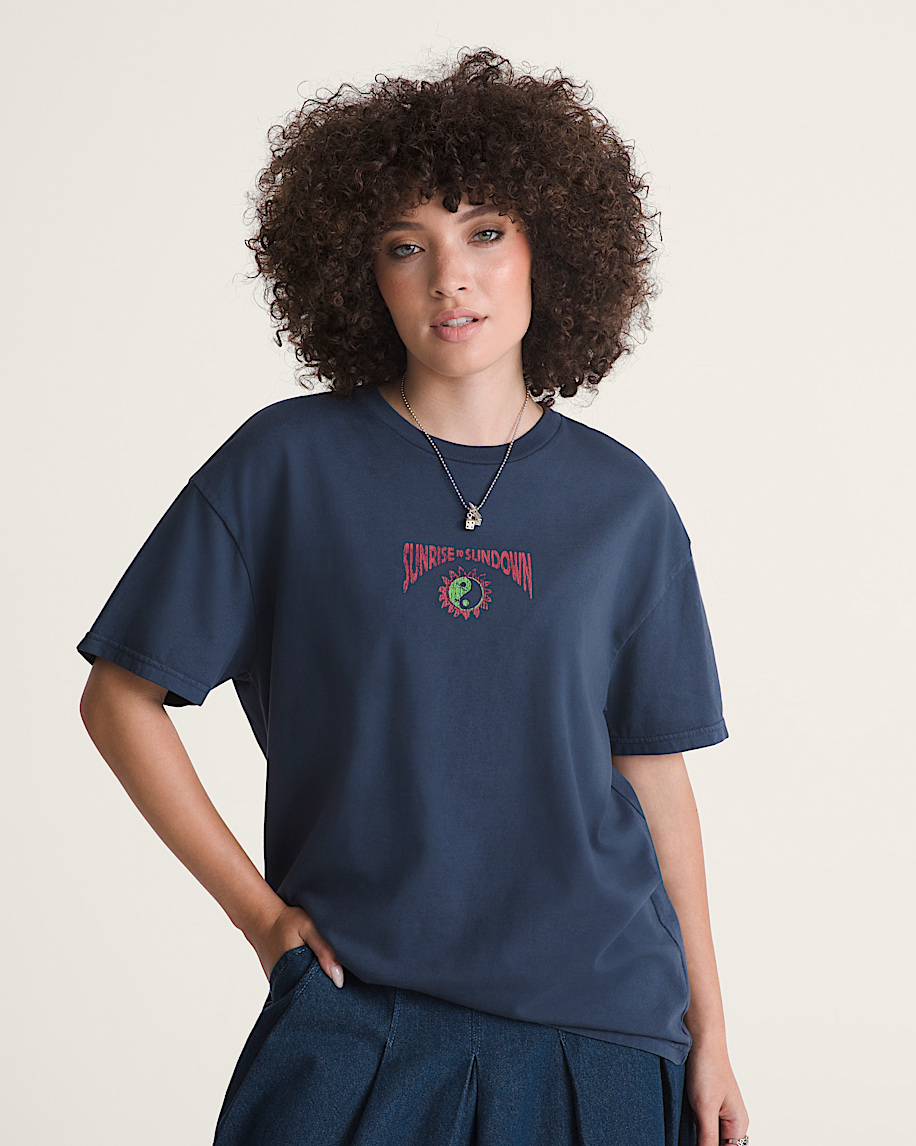 Sunrise to Sundown TShirt VANS Dress Blues ALT2