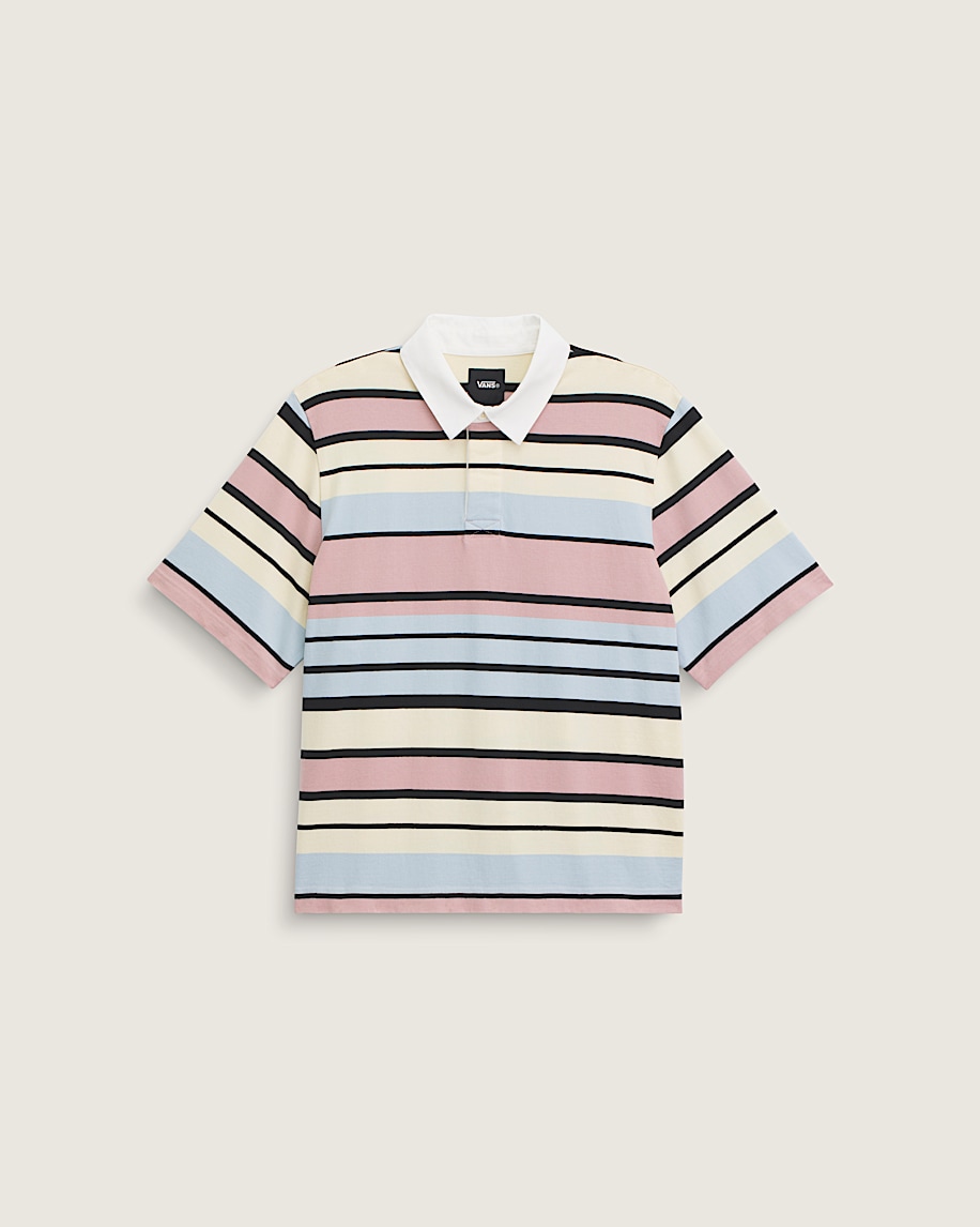 Rugby Shirt VANS Misty Mauve Red HERO