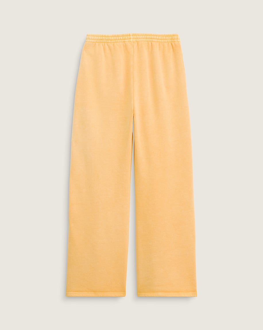 Salton Washed Straight Fleece Pants VANS Spicy Mustard Yellow ALT1
