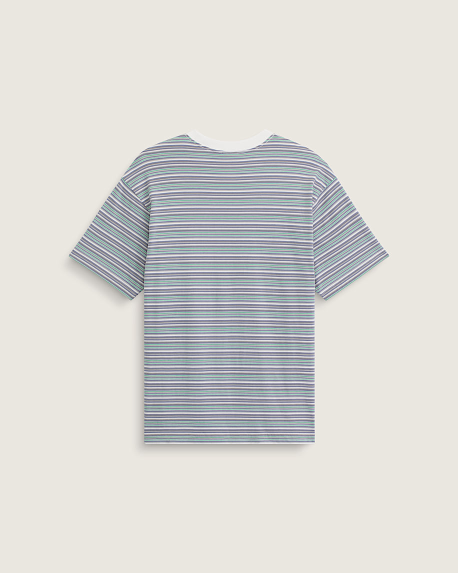 Cameron Stripe Knit Shirt VANS Marshmallow White ALT1