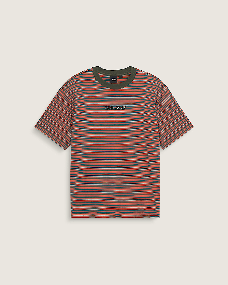 Cameron Stripe Knit Shirt VANS Obsidian FernLight Bronze HERO