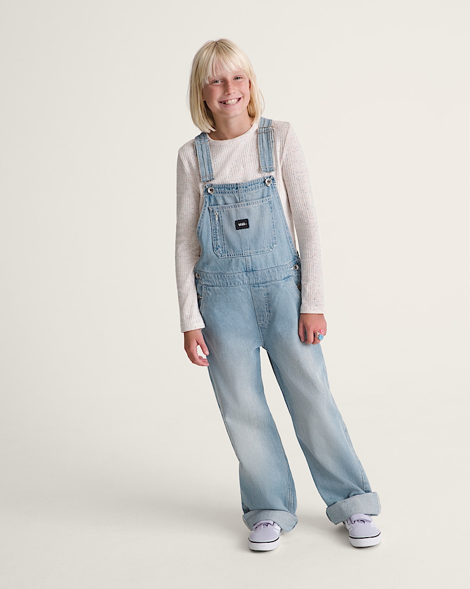 Kids Sirelle Denim Overalls - 3