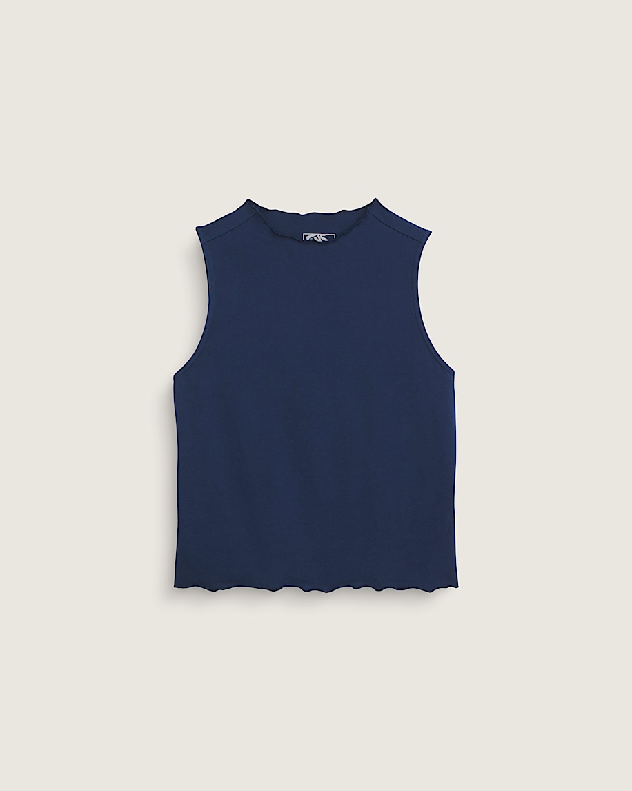 Mock Neck Tank Top VANS Dress Blues HERO