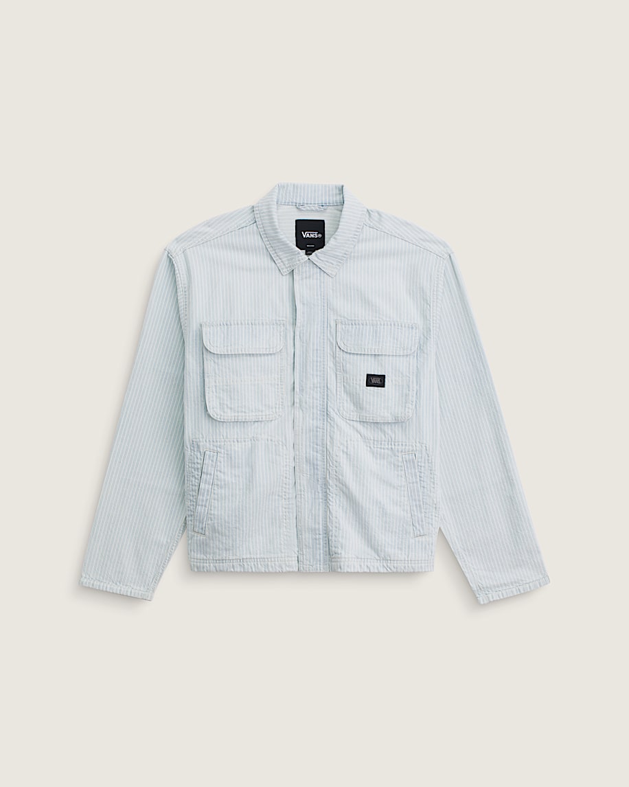 Umber Denim Stripe Jacket VANS Ice Stripe Blue HERO