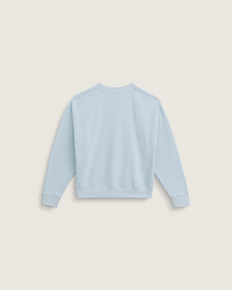 Kids Shore Thing Os Crew Sweatshirt VANS Dawn Mist Blue ALT1