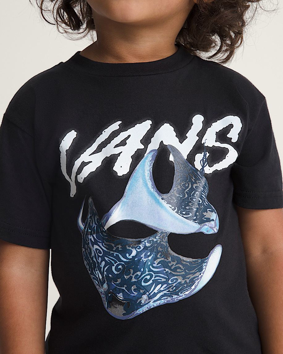 Little Kids Ray Glow TShirt VANS Black ALT4