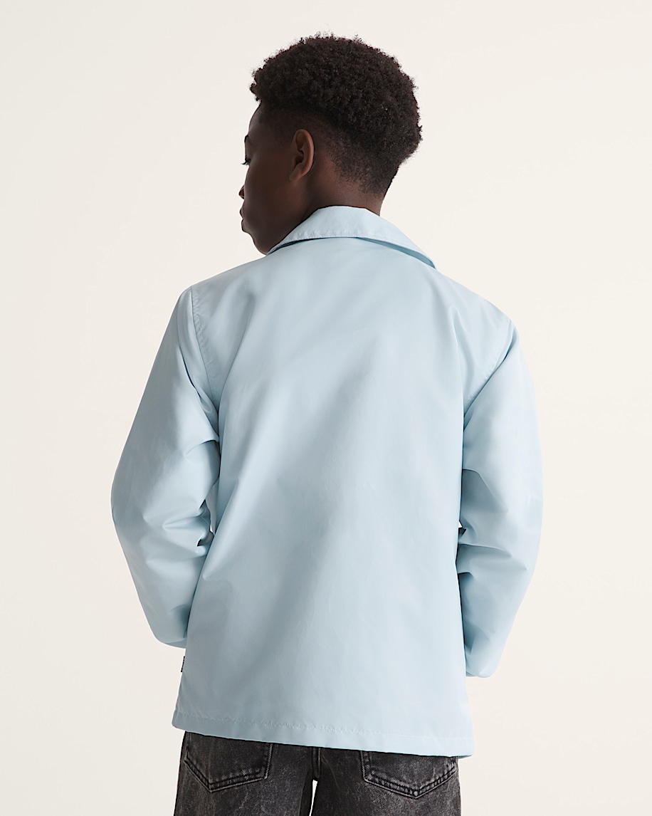 Kids Torrey Coaches Jacket VANS Dawn Mist Blue ALT3