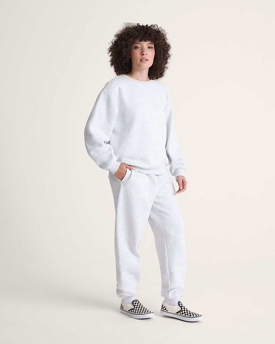 Salton Fleece Jogger Pants VANS White Heather ALT3