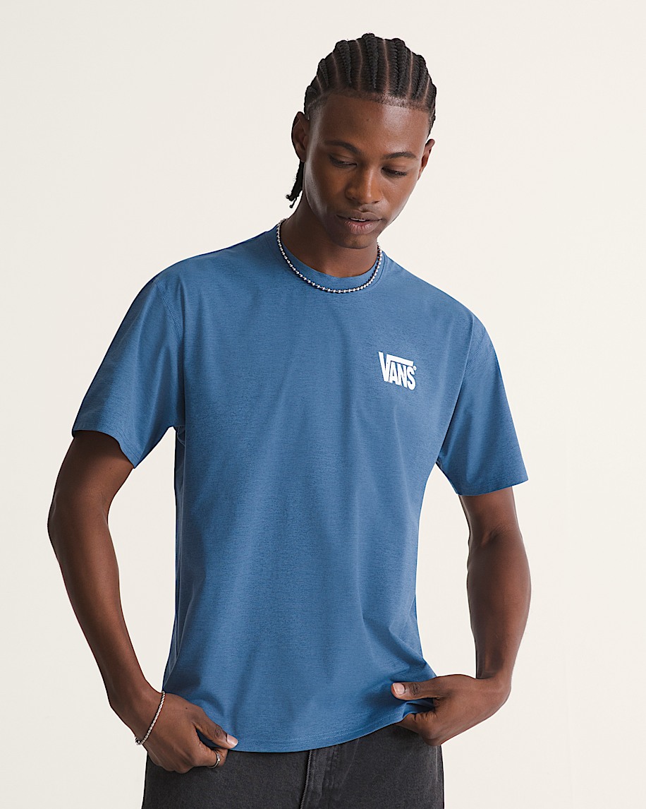 Outline Hybrid TShirt VANS True Navy Blue ALT2