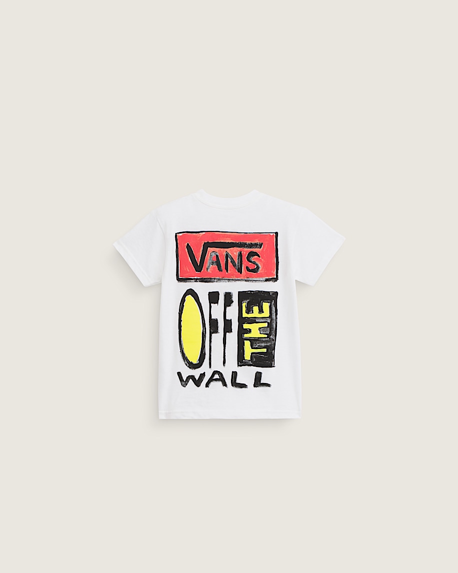 Little Kids Vans On Canvas TShirt VANS White HERO