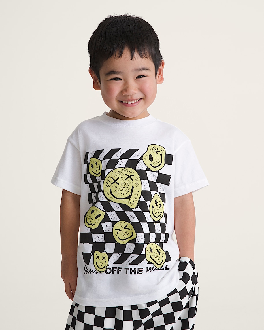 Little Kids Twisted Joy TShirt VANS White ALT2
